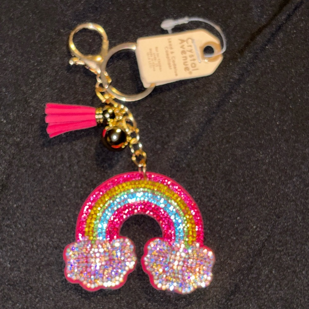 Crystal Avenue Key Chain/ Bag Charm NWT.